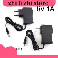 AC DC 100V-240V 6V 1A Power Supply Adapter Charger Converter Transformer CCTV Camera LED Strip Lamp 5.5mm*2.5mm US EU Plug E1