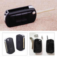 สีดำ3ปุ่มรถ REMOTE flip Key SHELL Case FOB Fit สำหรับ Land Rover Range Rover Sport LR3 2006 2007 2008 2009