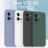 V25ตรงรุ่น(พร้อมส่งในไทย)เคสTPU​นิ่ม​สีพาสเทลคลุมกล้องVivo Y02/Y35/Vivo V25 5G/V25Pro 5G