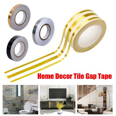 New 5M/50M Self-Adhesive Tile Stickers Tape Floor Waterproof Wall Gap Sealing Strip Tile Beauty Seam Sticker Home Decoration Adhesives  Tape