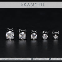 Eramyth J. (เอรามิท) ต่างหู เงินแท้ 92.5 งานฝังเพชรสวิส CZ(Diamond Grade) สินค้ามาตรฐานส่งออก(พร้อมส่ง)