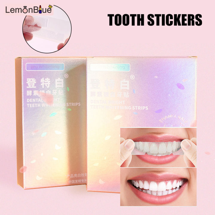 Pemutih gigi LemonBlue Tooth Whitening Strips for Oral Deep