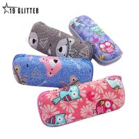 Cute Cartoon Sunglasses Box Eyewear Zipper Closure Case Simple Portable EVA Glasses Protective Box Eyeglasses Organizer Bag