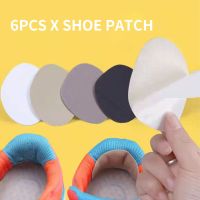 6pcs/pack Heel Subsidy Protective For Holes Lined Sneaker Vamp Repair Shoe Patch Cleaning Tools