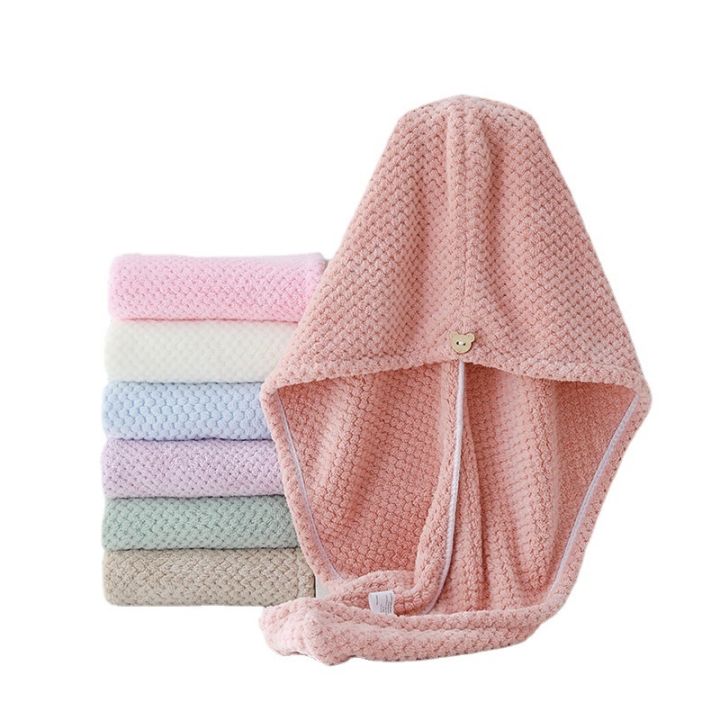 hotx-cw-new-merbau-coral-fleece-dry-hair-cap-absorption-drying-shower-thicken-turban-bedroom