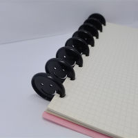 100PCS35MM new plastic binding ring buckle smiley face binding CD mushroom hole loose-leaf notebook binding supplies