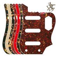 ส่วนที่กำหนดเองได้ Fei Man-สำหรับเราคือ Pickguard กีตาร์ FD Bass VI แบบมีหลายสีให้เลือกแบบเปลวไฟรอยขีดข่วนแผ้น