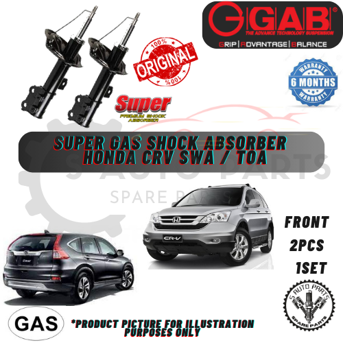 HONDA CRV SWA / TOA (FRONT 2PCS) 100 ORIGINAL (GAB) SUPER GAS SHOCK ABSORBER Lazada