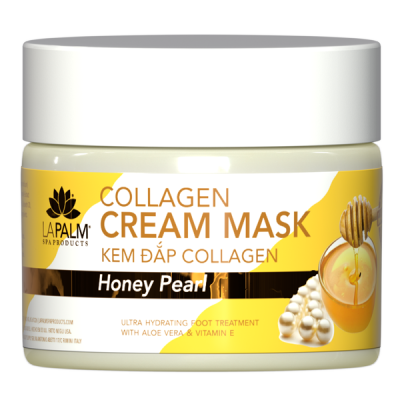 LA PALM COLLAGEN CREAM MASK HONEY PEARL 340 g ของแท้!! / CREAM ครีมบำรุงผิวกาย