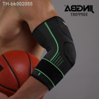 ∋❁ JINGBA SUPPORT 1PCS Compression Elastic Nylon Basketball Elbow brace support protector Volleyball Bandage Elbow pads Dropshippin