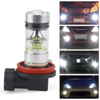 1pc H11 H8 100W 6000K Super White Fog Light 2323 LED Driving Bulb DRL Daytime Running Light Fog Light Bulbs Car Lights