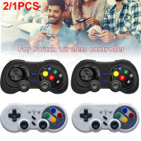 21PCS Wireless Pro Game Controller สำหรับ Nintendo Switch PC Wireless Gamepad จอยสติ๊กพร้อม Dual Motor Vition Turbo Ftion