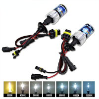 RYWER 2pcs 12V 55W Xenon H7 HID Kit di Conversione H1 H3 H11 9005 Lampadina Auto automobile a Lampada 3000k 4300k 50