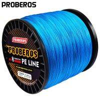 PRO BEROS 300M-2000M 8เส้น Senar Pancing PE สีแดง/เขียว/เทา/เหลือง/8สาน8เส้นถัก8เส้น40LB-300LB มีให้เลือก