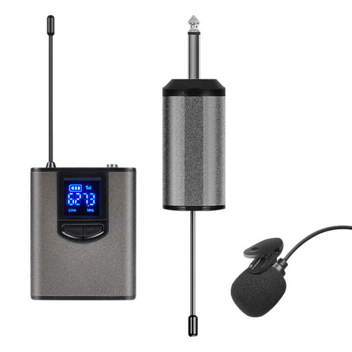 Wireless Microphone Public Speaking Lapel Headset UHF Professional