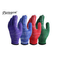 ถุงมือถัก PARAGON รุ่น 12G(12 คู่)| สำหรับงานเกษตรกรรม | งานประมง | มีความยืดหยุ่นสูง | นุ่ม กระชับ