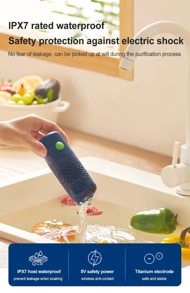 Electric Vegetable Cleaner Disinfection Wireless Fruit Washer