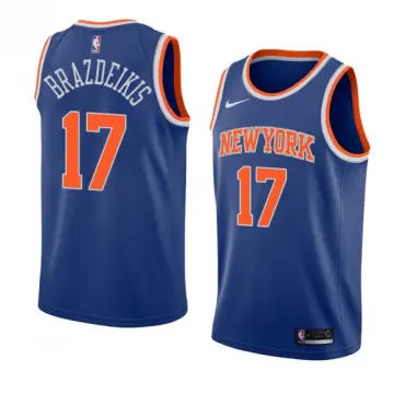 High qual new NBA men's New York Knicks 17 Jeremy Lin hot heat press  pressing basketball jerseys jersey blue