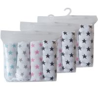 4 Pieces Newborn Muslin Diapers Baby Cotton Nappy Reusable Diapers Repeated Use Gauze Cloth Nappies 70*70 Cmm