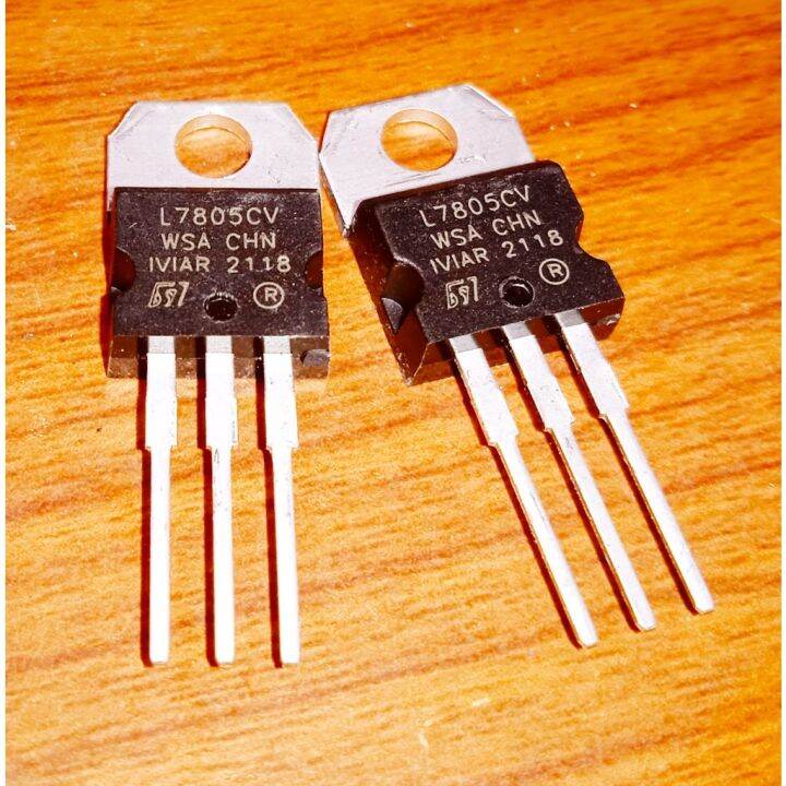 L7805 LM7805 +5V Voltage Regulator – Wired Assembly (STMicroelectronics)