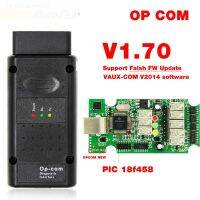 Com 2019สำหรับ V1.70 Opel Obd2เครื่องสแกนวินิจฉัยรถ Op-Com Opcom สำหรับ Opel Pic18f458จริงวินิจฉัยรถเฟิร์มแวร์แฟลชเครื่องวิเคราะห์