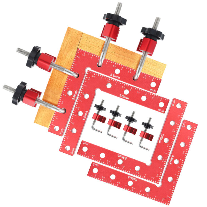 90-degree-angle-clamp-positioning-angle-clamp-140-mm-5-5-inches-8-pairs-of-mounting-clips-measuring-angle-right-angle-clamp-for-carpenters-tool-l-type-corner-clamp-for-boxes-picture-frames-shelf-cabin