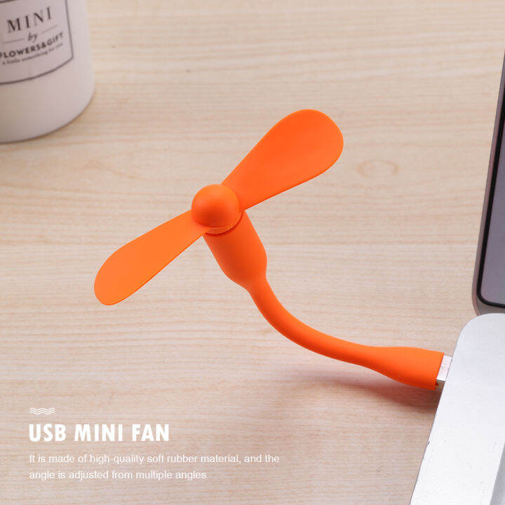 พาวเวอร์แบงค์คอมพิวเตอร์โน้ตบุ๊กอุปกรณ์หน้าร้อนพัดลม-usb-ขนาดเล็กยืดหยุ่นได้สำหรับพาวเวอร์แบงค์-พัดลมระบายความร้อนโน๊ตบุ๊ค