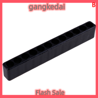 Gangke ไขควงหลุม10/12หลุม HEX Shank Bit Holder พลาสติก HEAD Storage Case TOOL