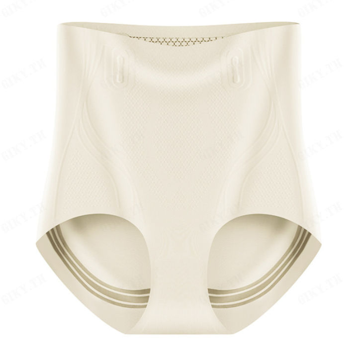 giky-กางเกงยกสะโพกเหลวผู้หญิงไซส์ใหญ่พุงเล็กไร้รอยต่อรูปร่างกระชับสัดส่วนเอวสูงเก็บพุงชุดชั้นใน