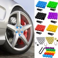 □❣ 20Pcs 17/19/21mm Car Wheel Nut Caps Anti-Rust Auto Hub Screw Cover Wheel Nut Rim Cover Protection Covers Caps Tyre Nut Bolt