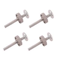 Gate Threaded Spindle Rod Parts Kit for Pet &amp; Dog Pressure Mounted Safety Gates - Screws Rods Adapter Bolts