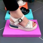 Duolm women s shoes heel height 5cm casual sandals women 2023 new Roman