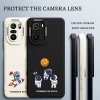 【Enjoy electronic】 For Capa Funda Xiomi Xiaomi Poco F3 M3 Pro F 3 PocoF3 Case Cover Cute Space Astronaut Protector Soft Black Phone Cases Celular