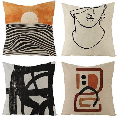 【JH】 Cross-border Abstract Throw Cover Exclusively Soft Cushion