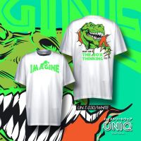 เสื้อคอกลมคอตตอน Uniq รุ่น UNT030 สีขาว