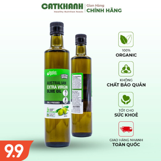 Absolute organic pure olive oil dietary support rich in vitamins and - ảnh sản phẩm 1