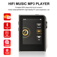 RUIZU เครื่องเล่น MP3บลูทูธหน้าจอสัมผัสความละเอียดสูง HiFi เครื่องเล่นเสียงดิจิตอลไร้เสียง E-Book ปฏิทิน MP4ลำโพงเครื่องเล่นเพลงการ์ดหน่วยความจำสนับสนุน