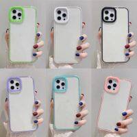 เคสโทรศัพท์มือถือ แบบใส สีมาการอง สีลูกอมSamsung Galaxy A13 A33 A53 A73 A02 A03s A52s A11 A12 A20 A21s A50s A30s A22 A31 A32 A51 A71 Note 20 Ultra S20 fe