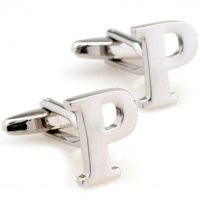 【✇】 Sky Joy กระดุมข้อมือ26ตัวอักษร Cufflink จัดส่งฟรี