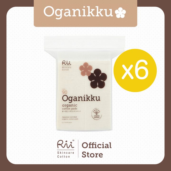 แพ็คหก-rii-90-oganikku-organic-cotton-pads-80-pcs-bag