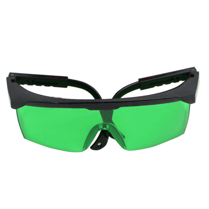 แว่นนิรภัยบำรุงรอบดวงตา-uv-แสงสีแดงห้องปฏิบัติการป้องกันแว่นตาสีเขียวมีประโยชน์