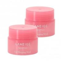 Laneige Lip Sleeping Mask 3g (แพ็คคู่) ทรีทเมนต์มาส์กปากสูตรเข้มข้น ช่วยเติมความชุ่มชื่นสู่ริมฝีปากอย่างล้ำลึกตลอดคืน