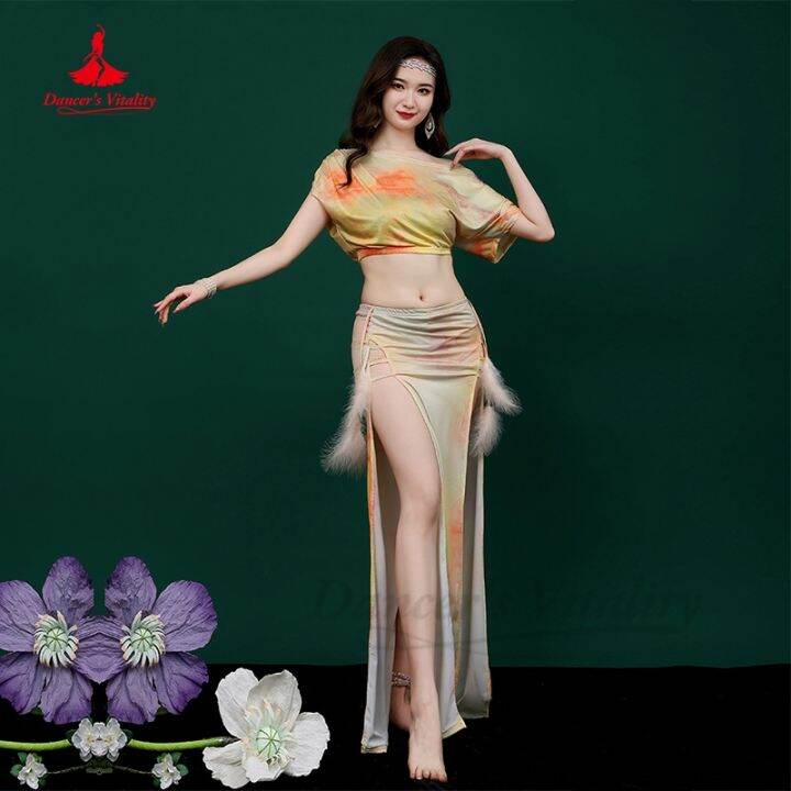 hot-dt-belly-leotards-short-sleeves-top-split-skirt-2pcs-for-dancing-wear-outfit-dancers