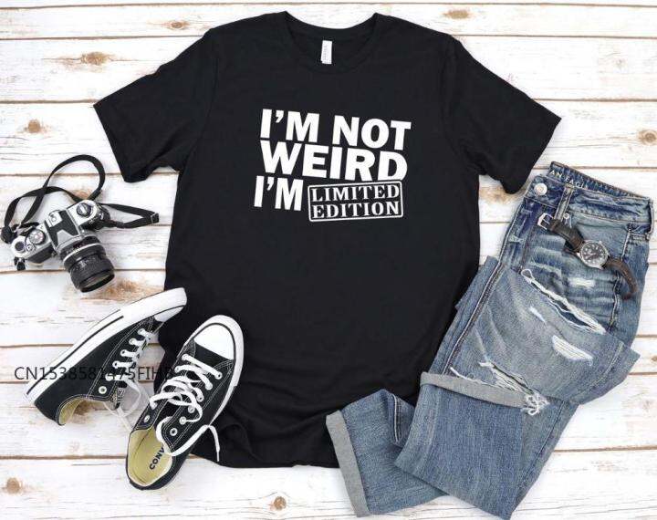 im-not-weird-im-limited-edition-print-women-basic-tshirt-premium-casual-funny-t-shirt-gift-90s-lady-yong-girl