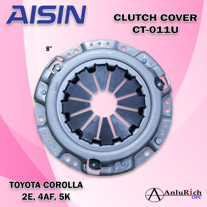 AISIN Clutch Cover for Toyota Corolla 2E, 4AF, 5K (CT011U) Lazada PH