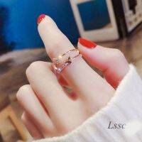 【4.4】พร้อมส่งแหวนผู้หญิงสุดเก๋ชนิดล่าสุดแหวนเงินหญิงที่มีคุณภาพสูง