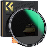 K&amp;F Concept 49mm-82mm Variable ND Filter True Color ND2-ND32 with 28 Layers of Anti-reflection Green Film Waterproof, Anti-scratch Nano-X Series