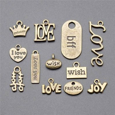 Love Nameplate Charms Diy Fashion Jewelry Accessories Parts Craft Supplies Charms For Jewelry Making