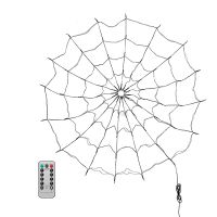 Halloween Decorations Light 5Ft Spider Web Lights, 70 LED 8 Modes Waterproof