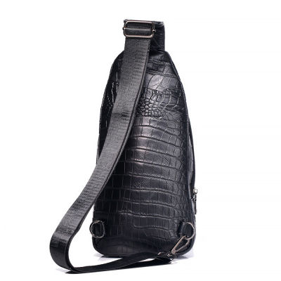 Mens Chest Bag Crocodile pattern Leather Crossbody Bags For Man Fashion Casual Shoulder Pack Messenger Bag Sling Bags
